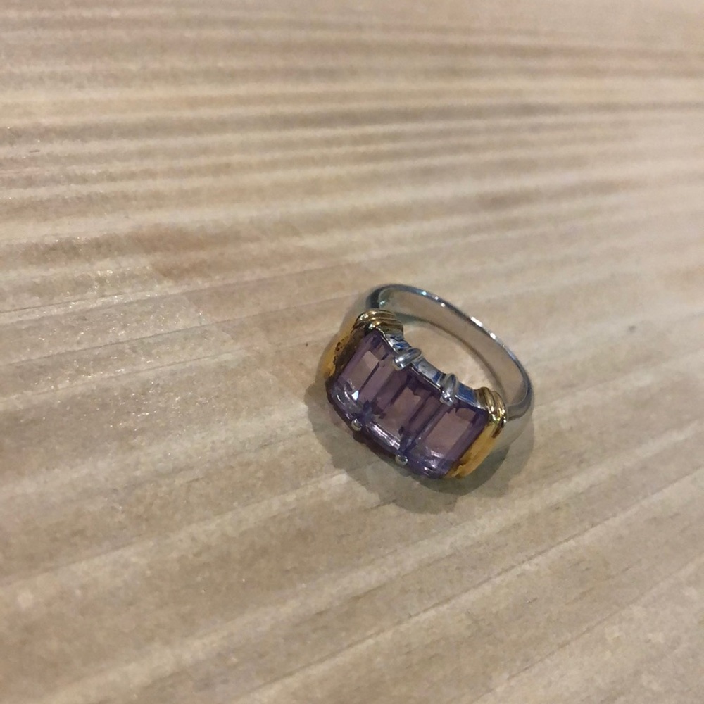 Purple Amethyst Ring